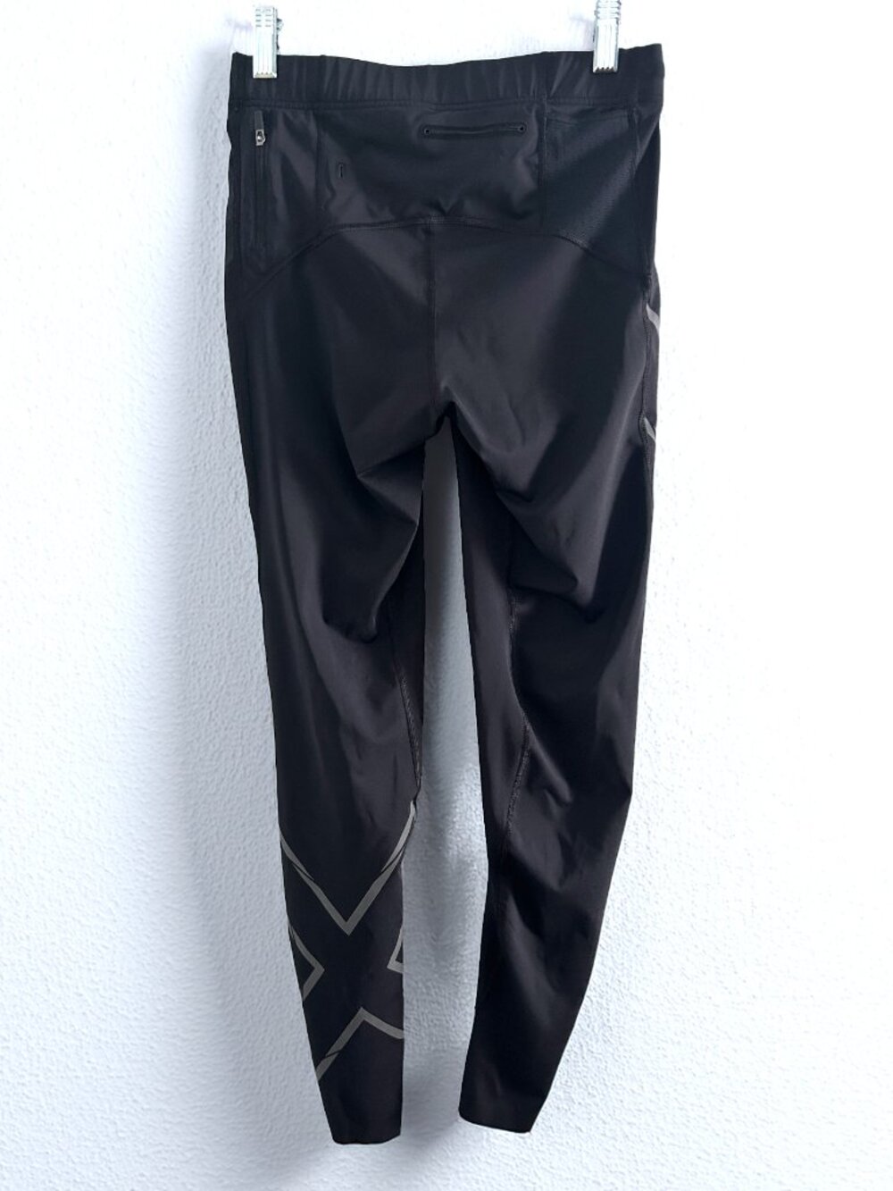 2XU Light Speed-Mid-Rise Compression Running Tights Black Leggings Small Tall - Picture 3 of 8